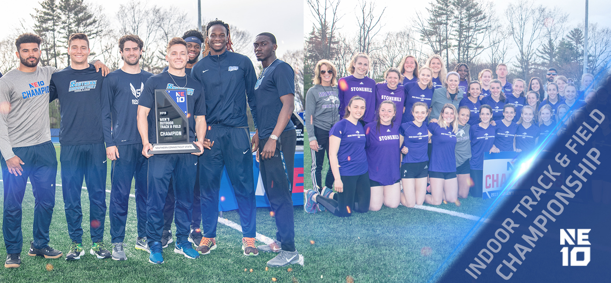 Embrace the Victory: SCSU Men, Stonehill Women Repeat as NE10 Outdoor Track & Field Champions