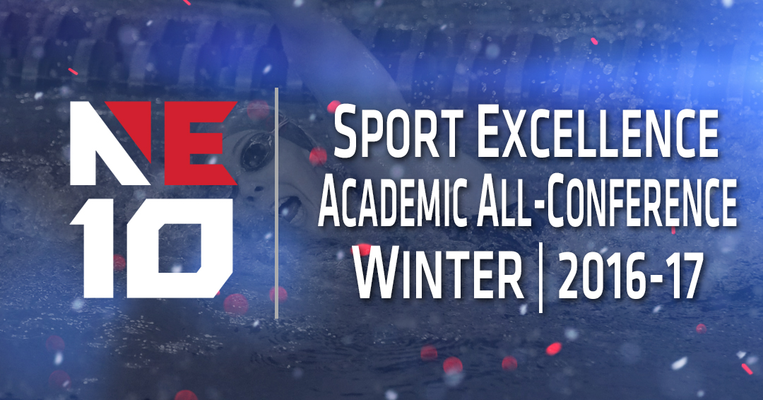 NE10 Announces Prestigious Academic Honors for Winter Season