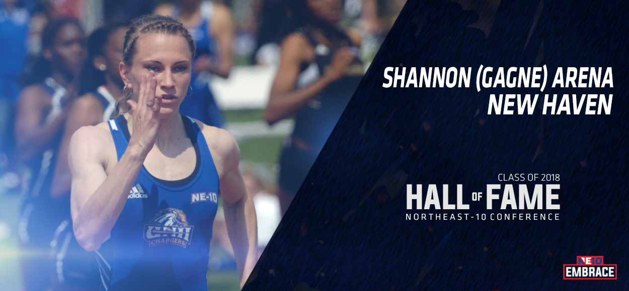 NE10 Hall of Fame Inductee: Shannon (Gagne) Arena, New Haven Track & Field