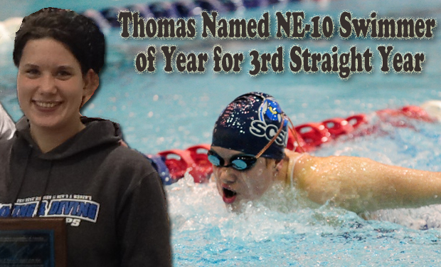 Southern Connecticut’s Thomas Headlines Northeast-10 Swimming & Diving Major Awards