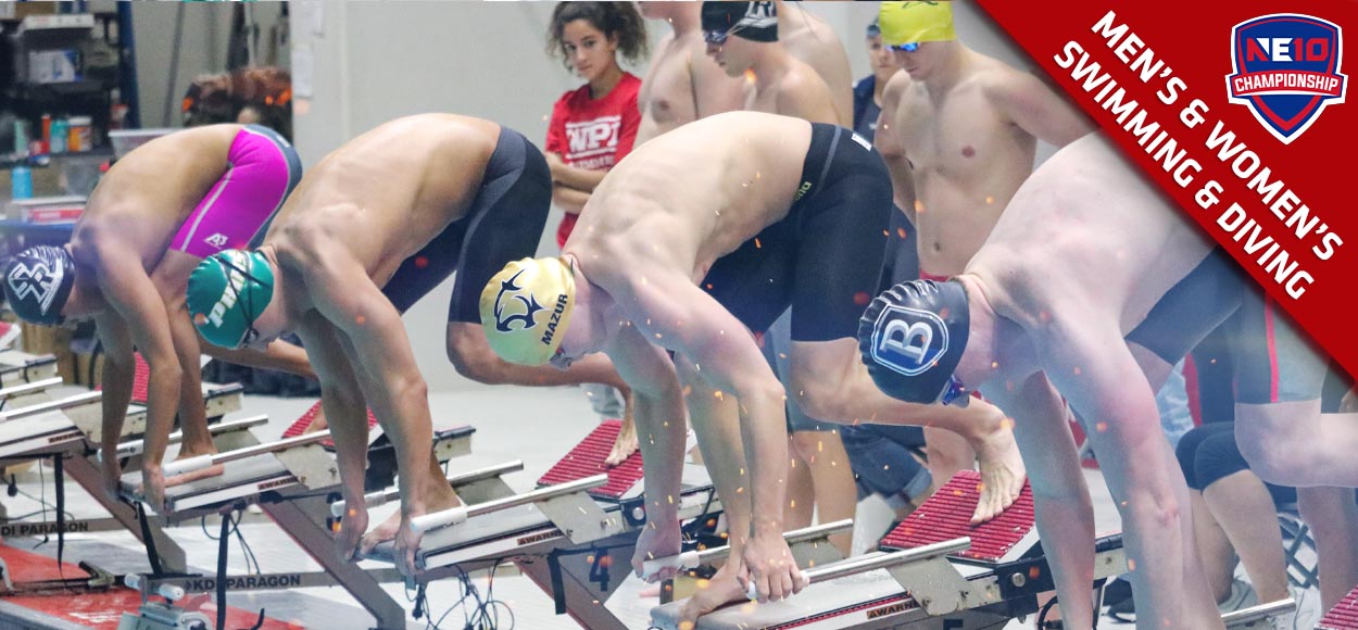 Bentley Men & Southern Women Lead NE10 Swimming & Diving Championships After Day Two