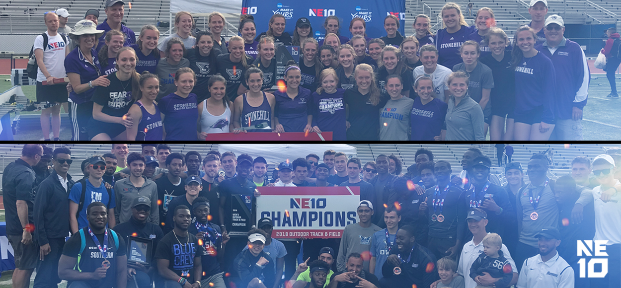Embrace The Championship: Once Again - Southern Connecticut Men, Stonehill Women - are NE10 Outdoor Track & Field Champions