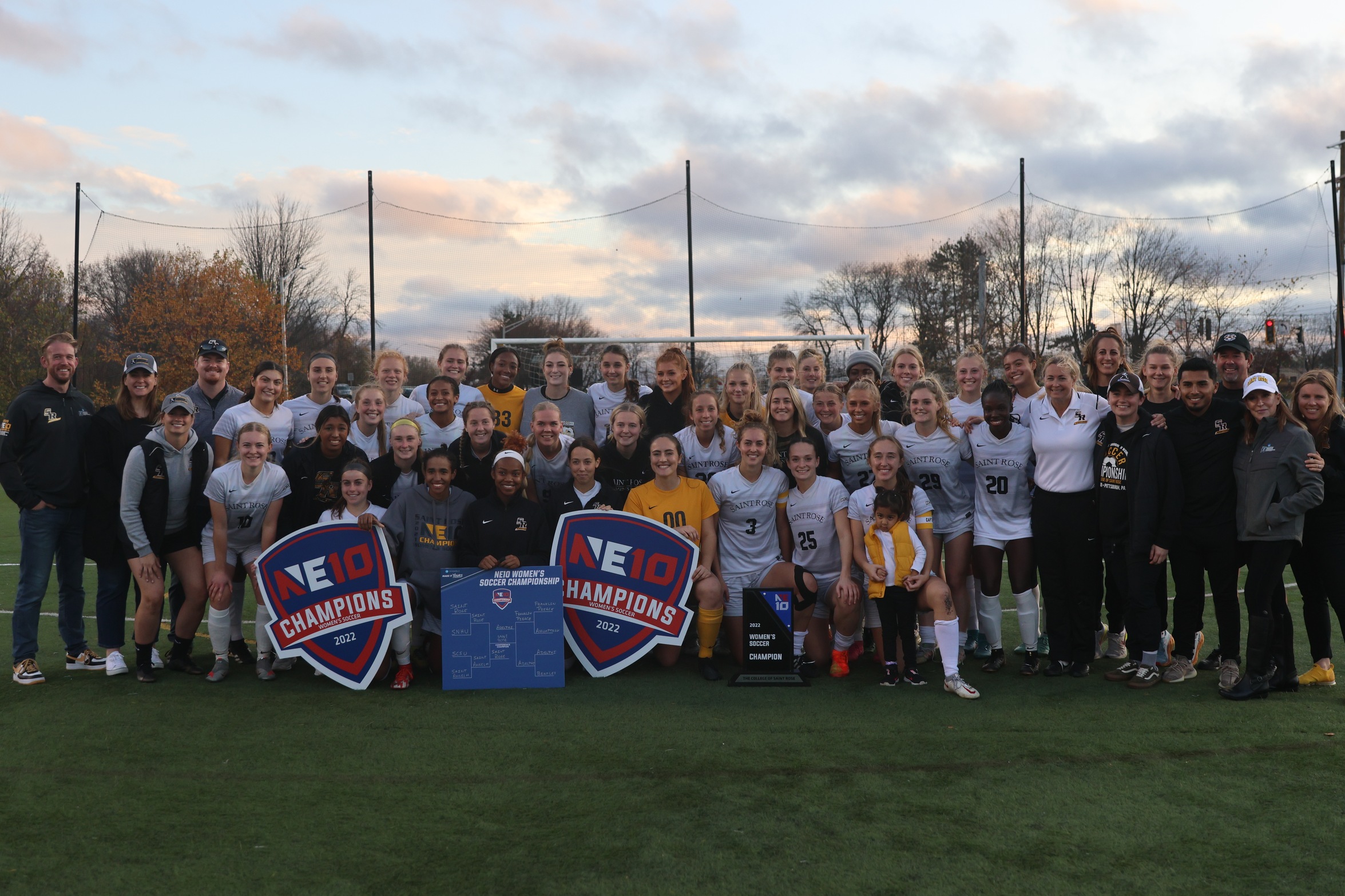 THREE-PEAT! Saint Rose Clinches Third Consecutive NE10 Women's Soccer Title