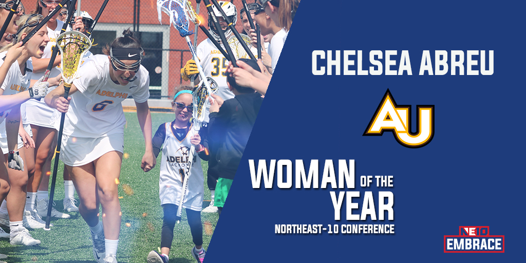 Embrace the Philosophy: Adelphi's Chelsea Abreu Named NE10 Woman of the Year