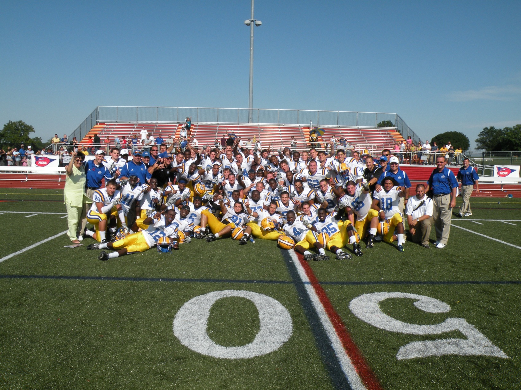UNH football after first win in 2009