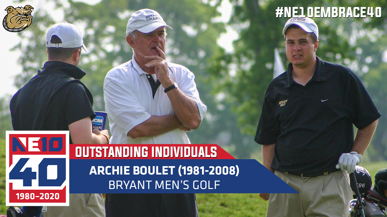 Archie Boulet Led Bryant Men's Golf to 20 NE10 Titles