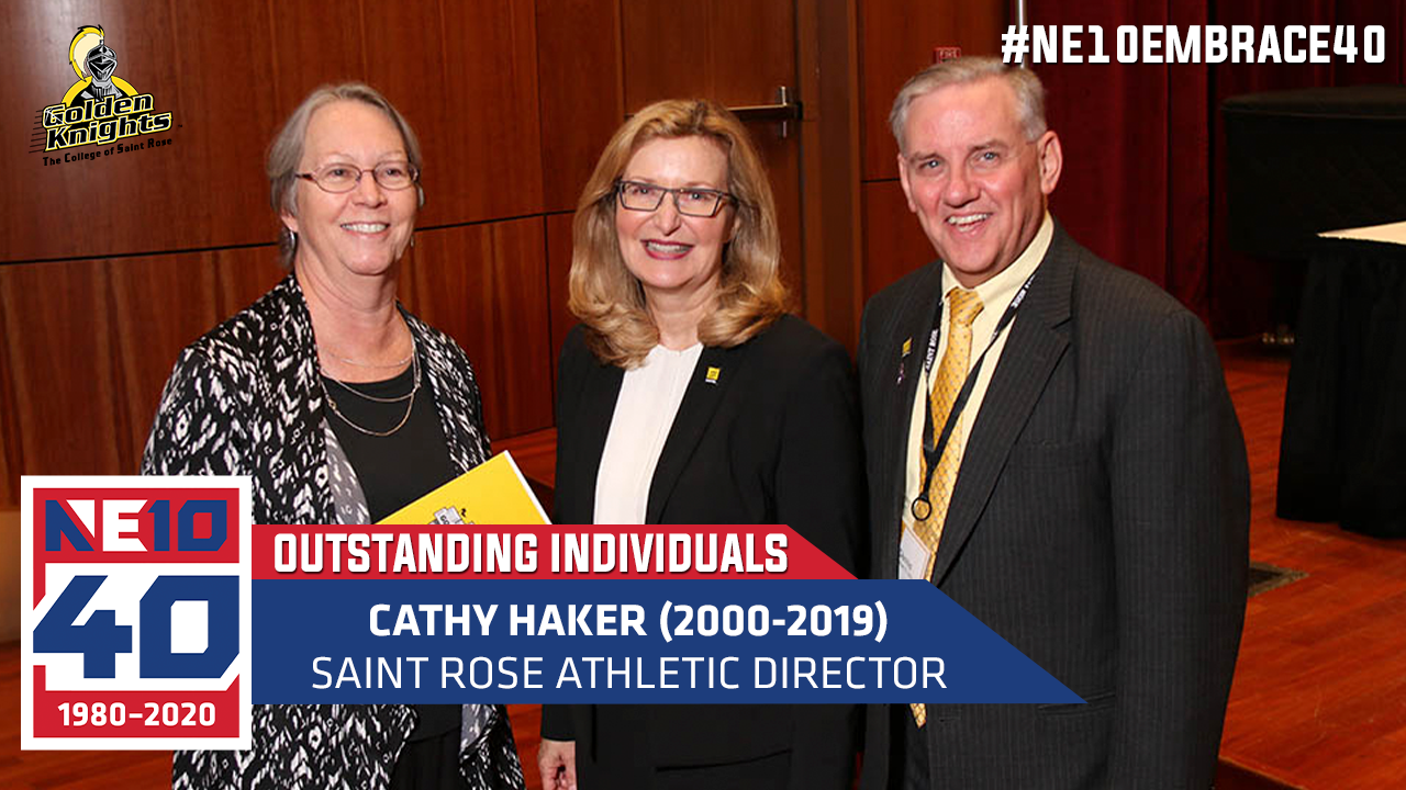Cathy Haker Led Saint Rose Athletics For Decades and Into the NE10