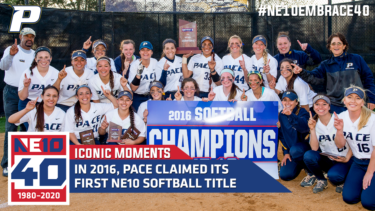 Pace Softball Clinches 2016 NE10 Title