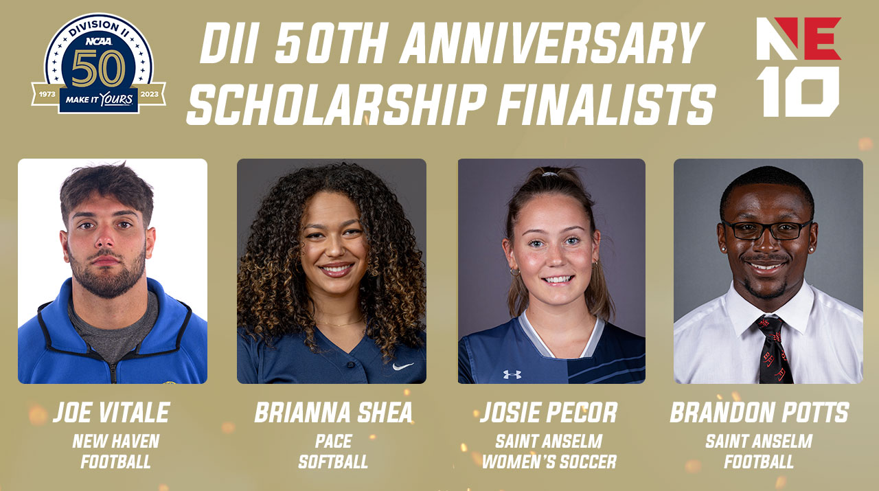 Four NE10 Student-Athletes Named Finalists for Division II 50th Anniversary Scholarships