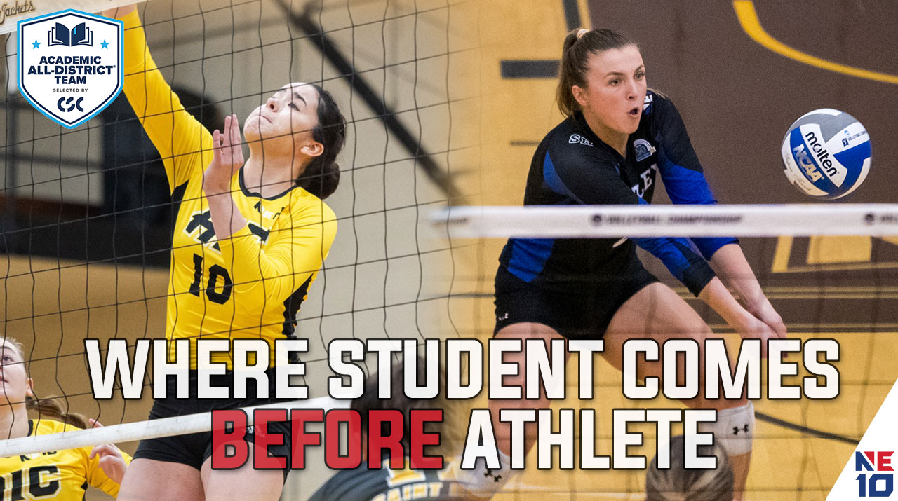 NE10 with 20 Volleyball Players Selected CSC Academic All-District