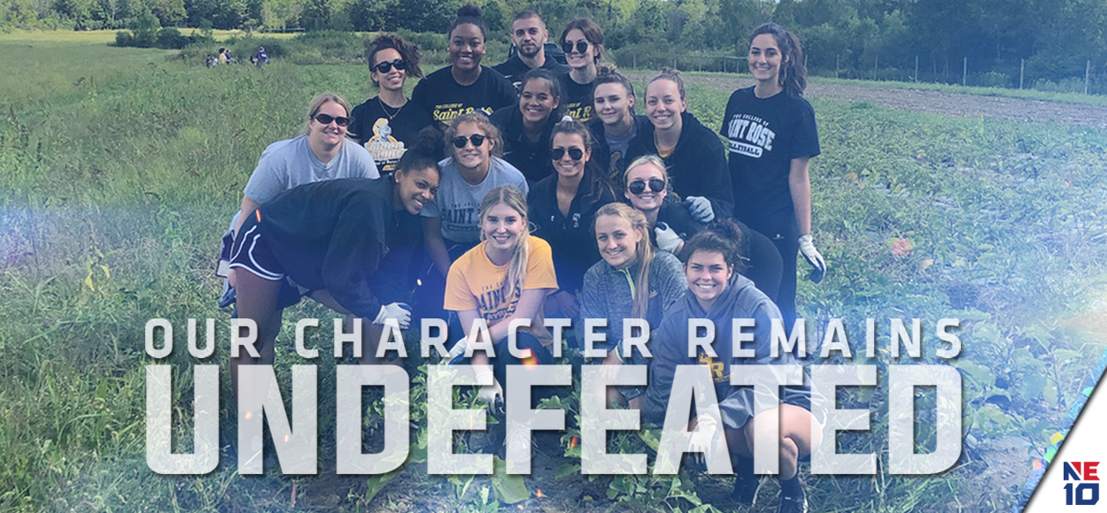 Embrace the Community: Saint Rose Volleyball Helps Out at Patroon Land Farm