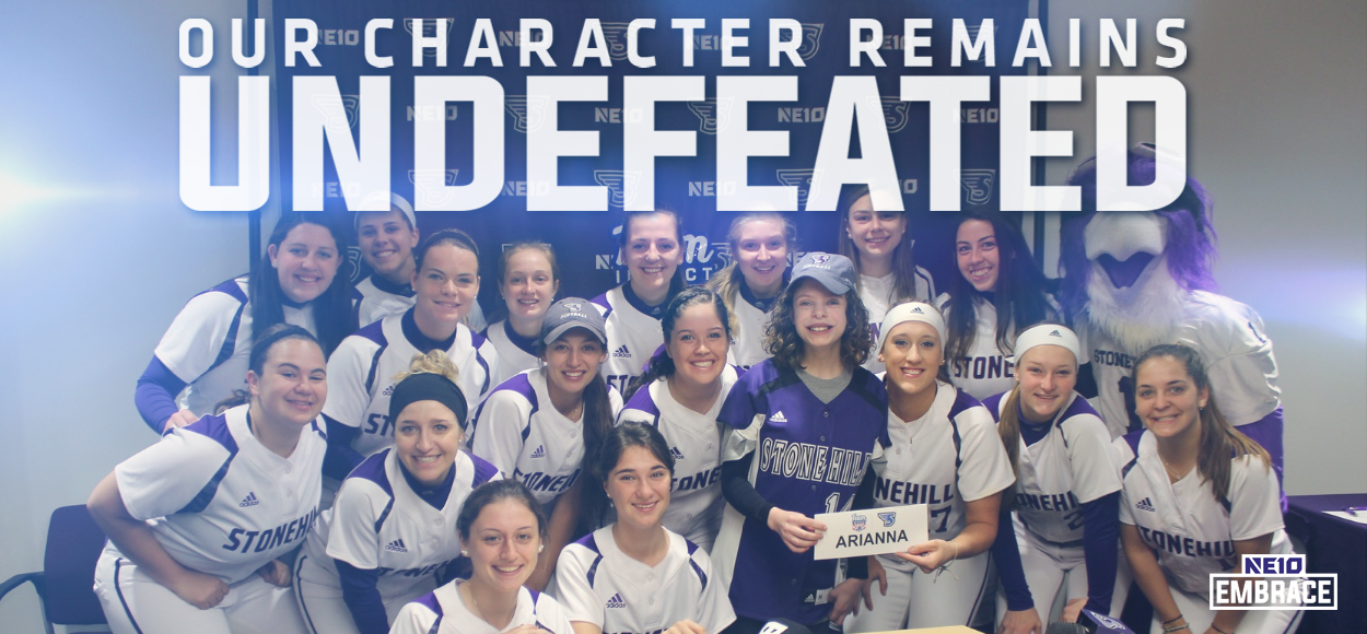 Embrace The Impact: Stonehill Softball Drafts Ari Gallagher from Team IMPACT