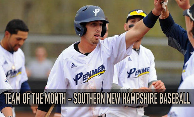 Southern New Hampshire Baseball Named NE-10 Team of the Month for April 2016