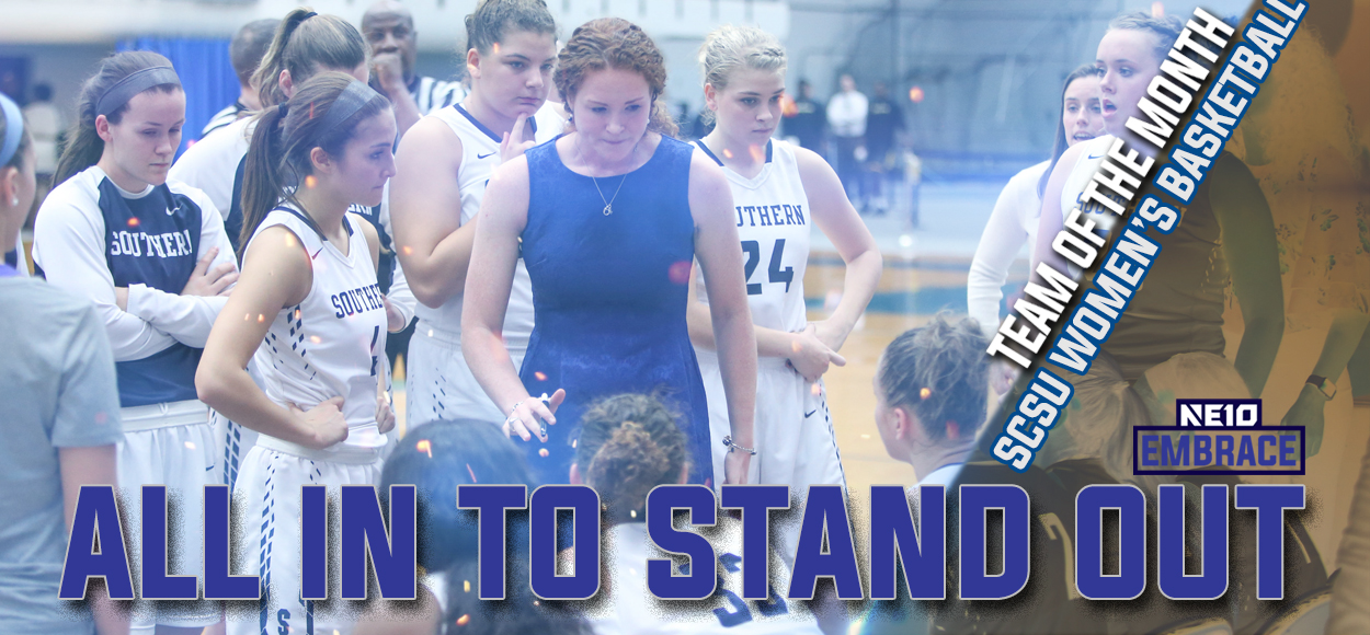Southern Connecticut Women's Basketball Selected as NE10 Team of the Month for December