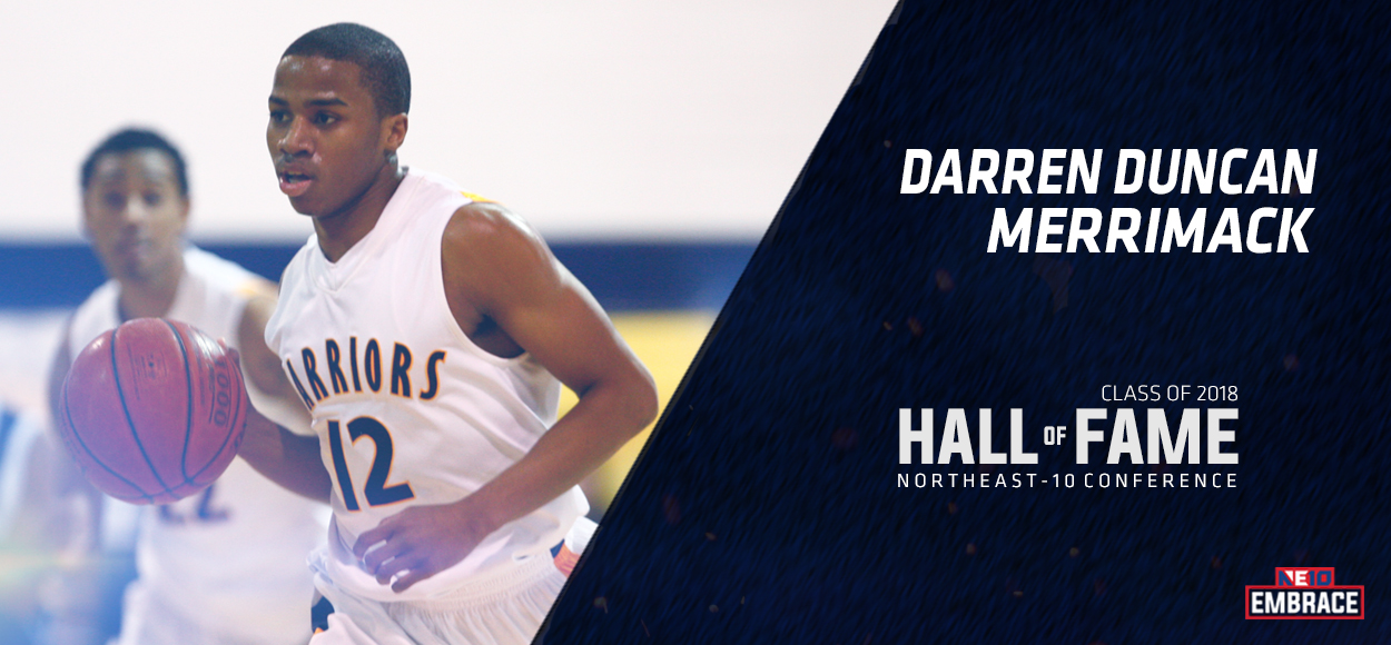 NE10 Hall of Fame Inductee: Darren Duncan, Merrimack Basketball
