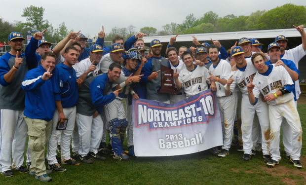 New Haven Claims First-Ever Northeast-10 Baseball Championship with 6-4 Win Over Merrimack