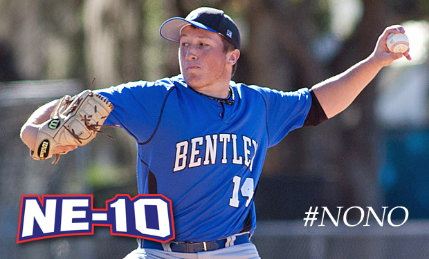O’Connor Pitches First Bentley Baseball No-Hitter in 42 Years, Shuts Out Saint Anselm