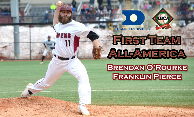 Franklin Pierce's Brendan O'Rourke Named First Team All-American by Daktronics and ABCA