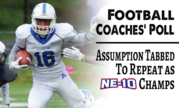 Assumption Tabbed as Preseason Favorite in NE-10 Football Coaches’ Poll