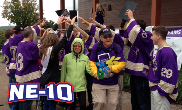 Saint Michael's Ice Hockey Helps at Vermont Walk to End Alzheimer's