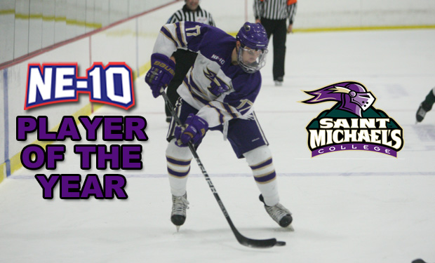 Saint Michael’s AJ Pieprzak Tabbed Northeast-10 Ice Hockey Player of the Year