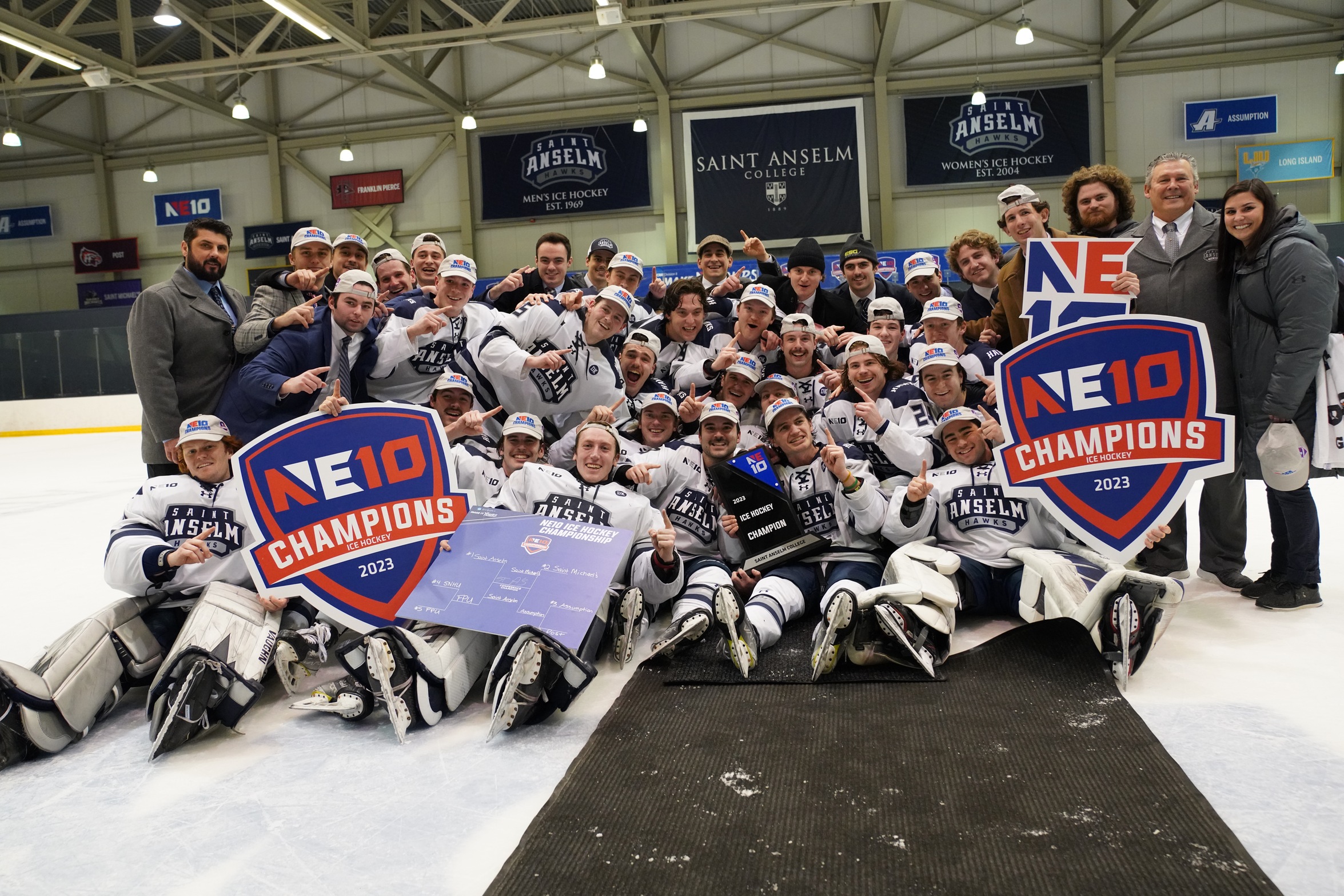 Saint Anselm Clinches NE10 Men's Ice Hockey Title