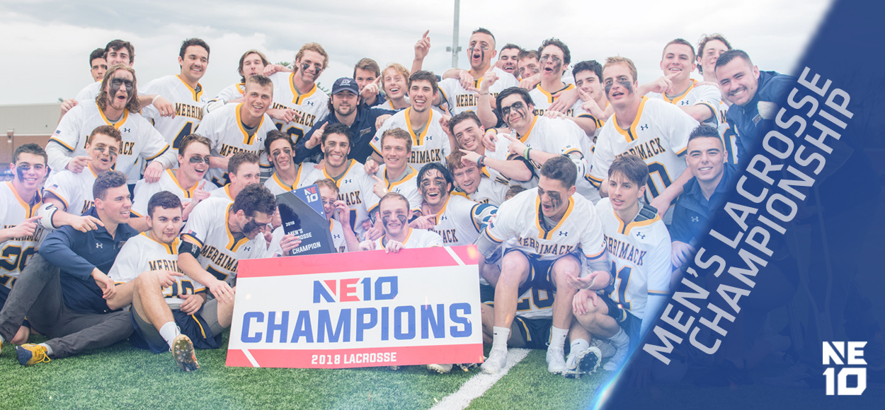 Embrace The Championship: Warriors Win! Merrimack Claims 3rd NE10 Men's Lacrosse Title in Program History