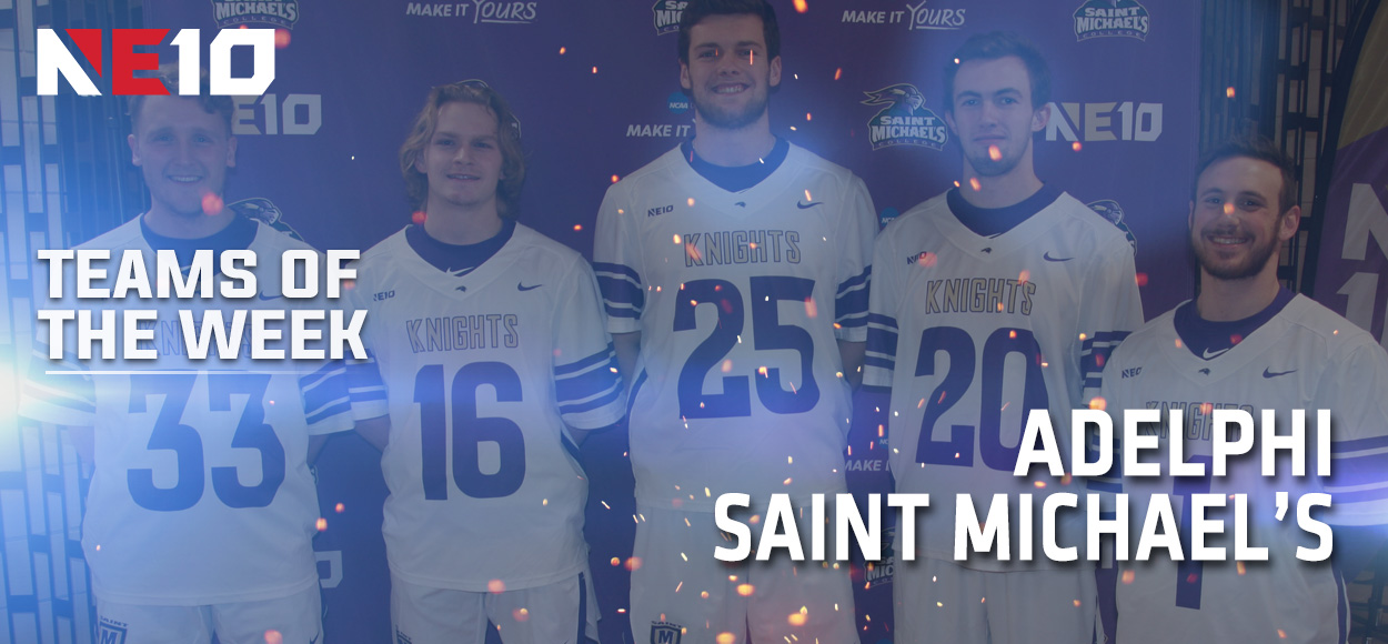 Men's Lacrosse Teams of the Week: Adelphi & Saint Michael's