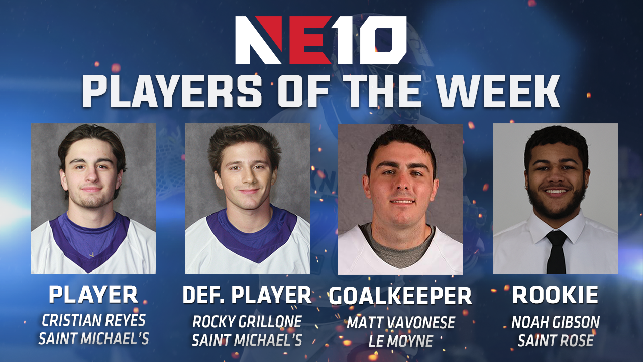 NE10 Men's Lacrosse Report: Week 9