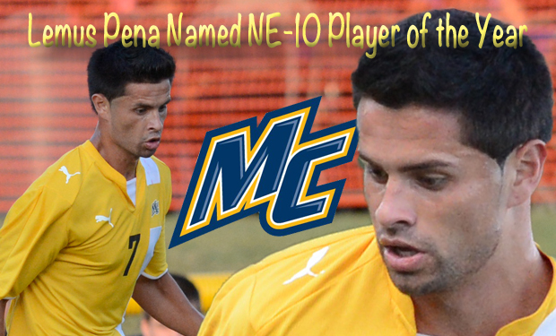Merrimack’s Franklin Lemus Pena Named Northeast-10 Conference Player of the Year