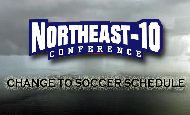 Northeast-10 Soccer Championship Quarterfinal Contests Moved to Monday