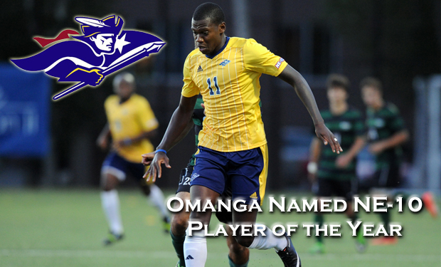 Southern New Hampshire's Pierre Omanga Named Northeast-10 Men's Soccer Player of the Year