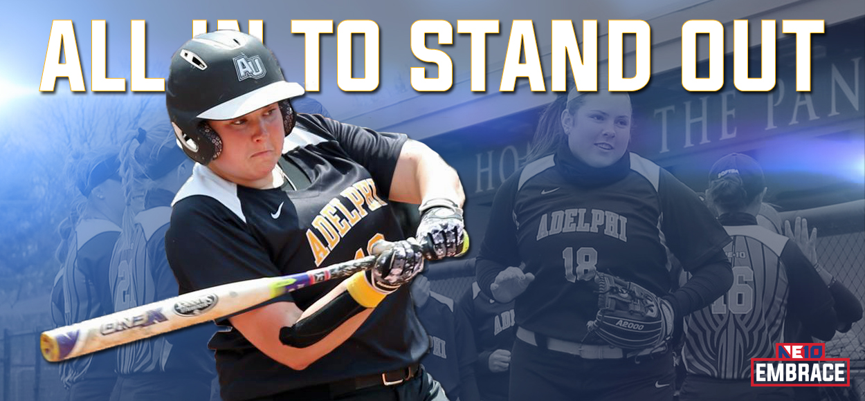 Adelphi's Martini Becomes First Player in League History to Earn NE10 Player of Year Three Times as Softball Awards are Announced