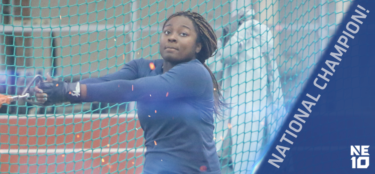 Embrace The Championship: Southern Connecticut's Destiney Coward Wins National Title in Weight Throw