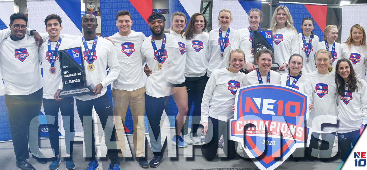 Southern Connecticut Men & Stonehill Women Claim NE10 Indoor Track & Field Championships