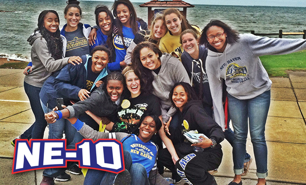 New Haven Women's Basketball Volunteers at West Haven Community House Family Fun Walk