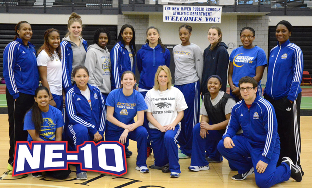 New Haven Women's Basketball Volunteers at Local Tournament