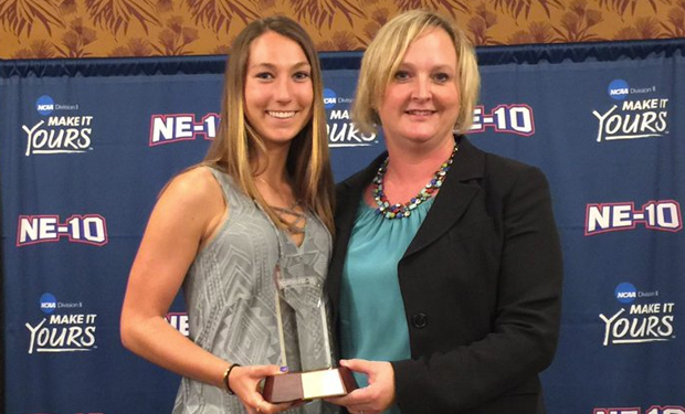 Adelphi’s Taylor Groth Collects NE-10 Female Scholar-Athlete of the Year Award
