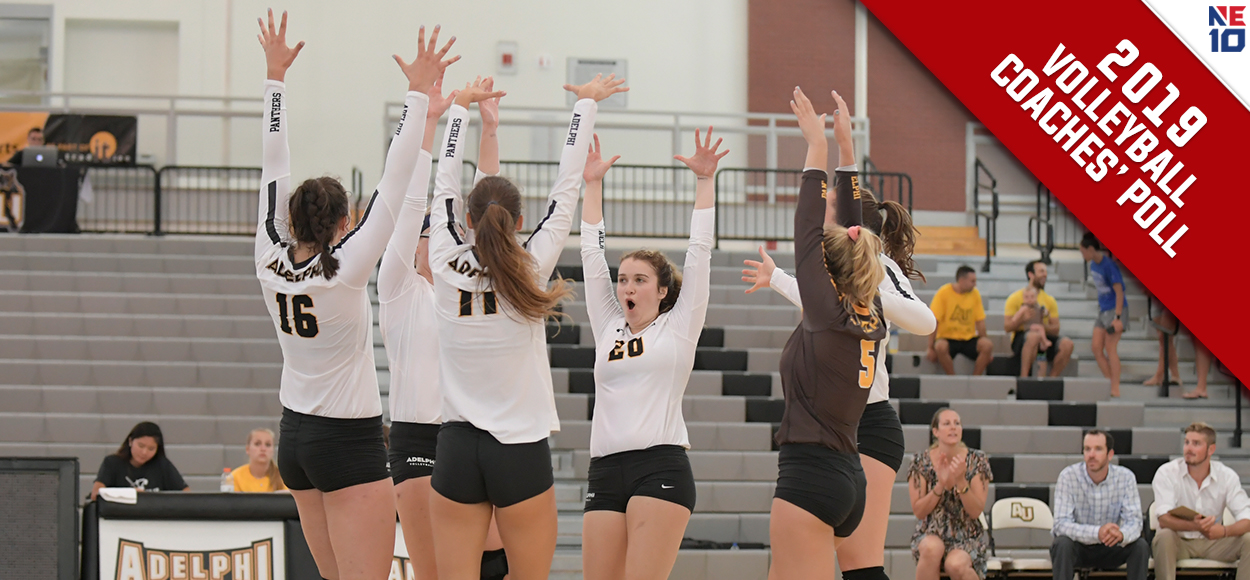 Adelphi Holds Off AIC and New Haven for Top Spot in NE10 Volleyball Coaches' Poll