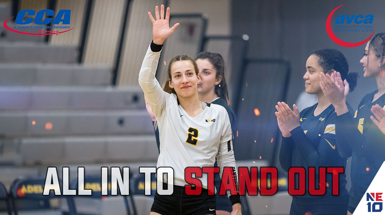 Adelphi's Jamie Yonker Earns D2CCA Volleyball All-America Honor; Nine Others Recognized