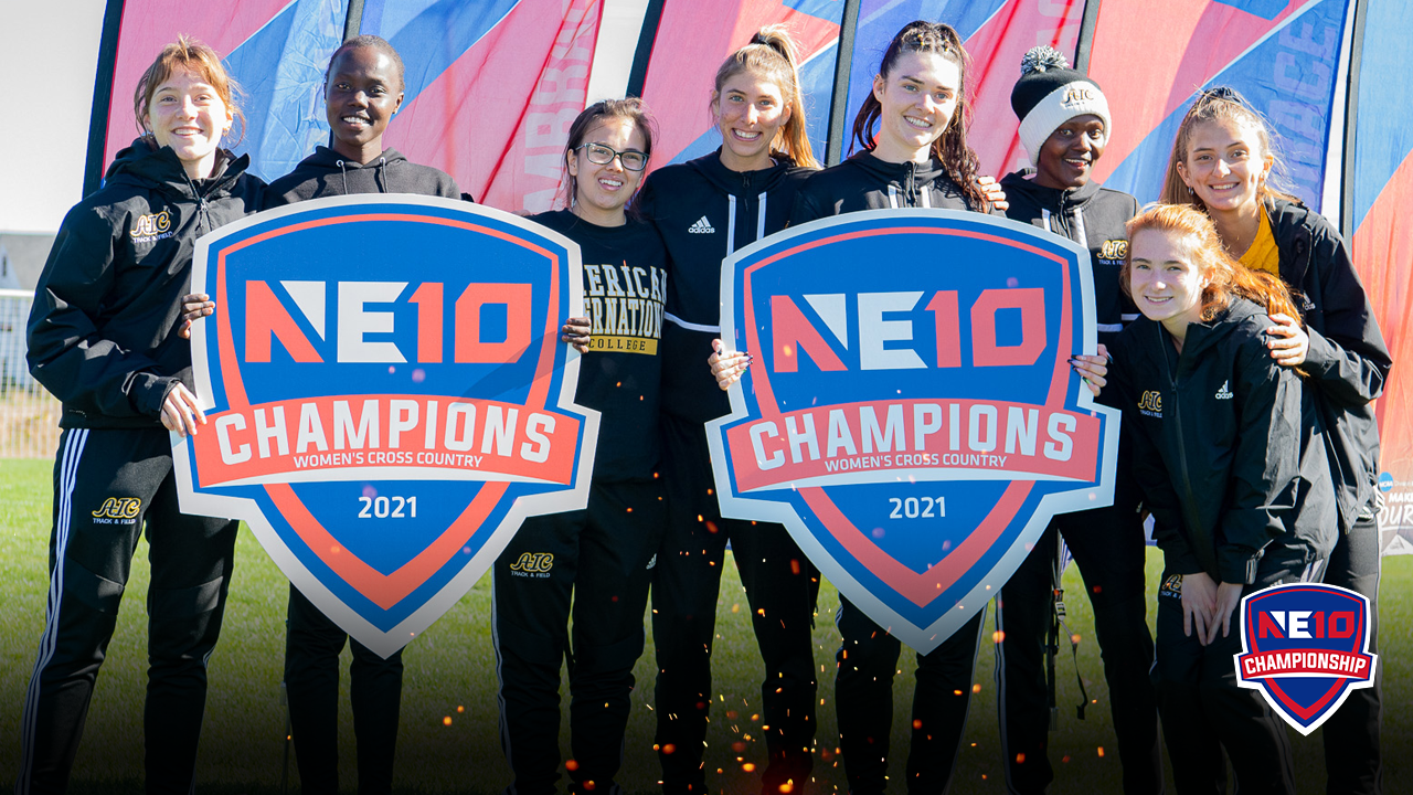 AIC Wins First-Ever NE10 Women’s Cross Country Title